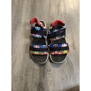 Skechers Yoga Foam Women's Size 9  Adjustable Straps Floral Sandals Summer